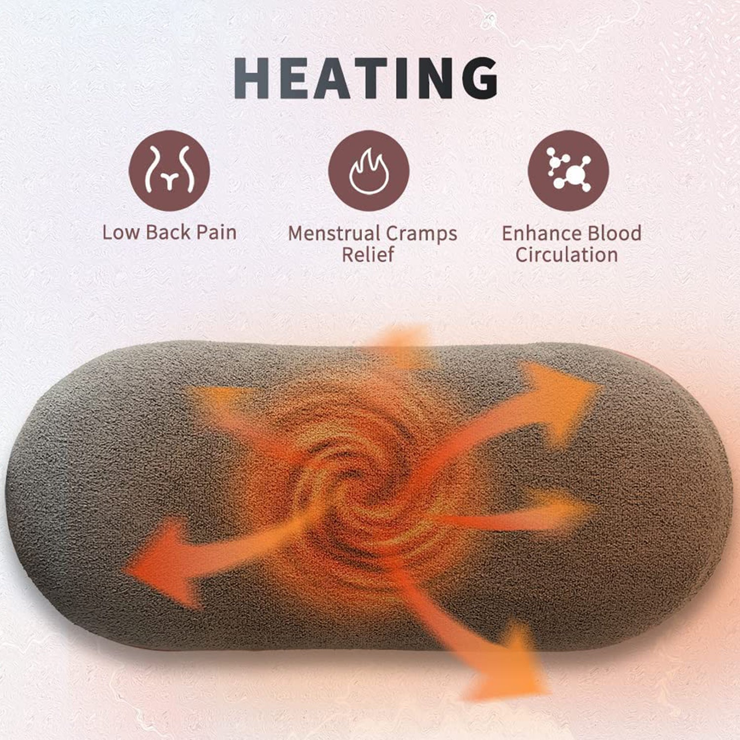 Wukusy rechargeable smart warm palace belt, an electronic device with heating features, shown in a sleek design.