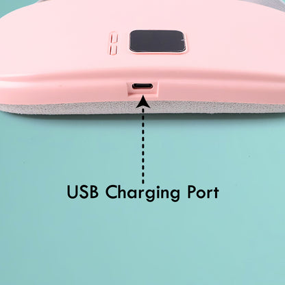 Wukusy rechargeable smart warm palace belt, electronic device with adjustable heating elements, designed for comfort and warmth.