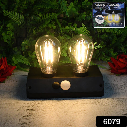 Wukusy Solar Double LED Bulb Lamp YT-819, 2W, electronic lighting device with two LED bulbs for outdoor or emergency use