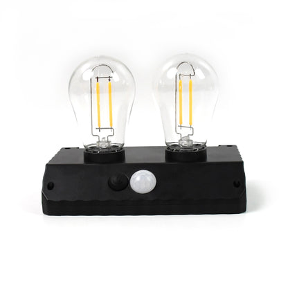 Wukusy Solar Double LED Bulb Lamp YT-819 2W, compact electronic lighting device with dual LED bulbs for outdoor or indoor use