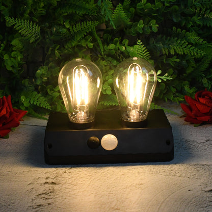 Wukusy Solar Double LED Bulb Lamp YT-819, 2W, for outdoor or emergency lighting, shown as a single bulb in the image.