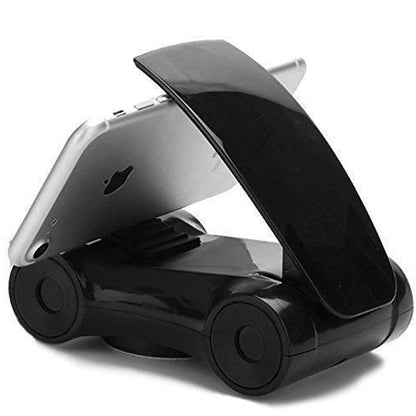 Wukusy sports car shape mobile car stand holder for smartphones, made of durable electronics material, with sleek sports car design.