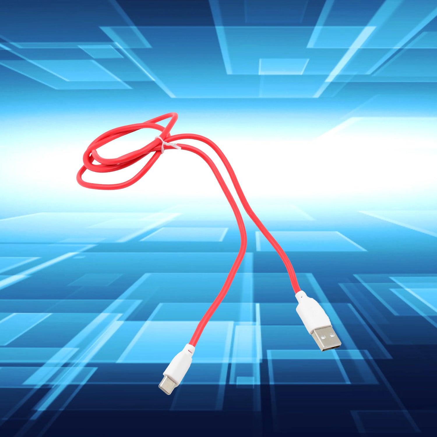 Wukusy Type C data cable for fast charging, 1000mm length, 65W power, suitable for electronic devices.
