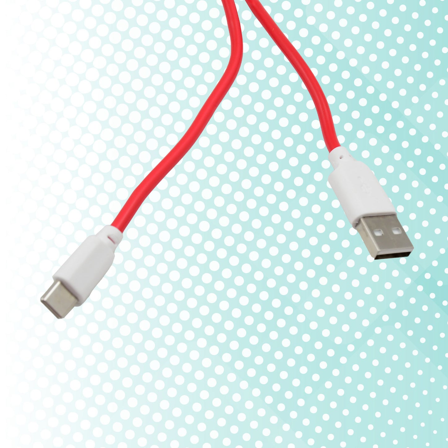 Wukusy Type C data cable for fast charging, 1000mm length, 65W power, shown connected to electronic devices.