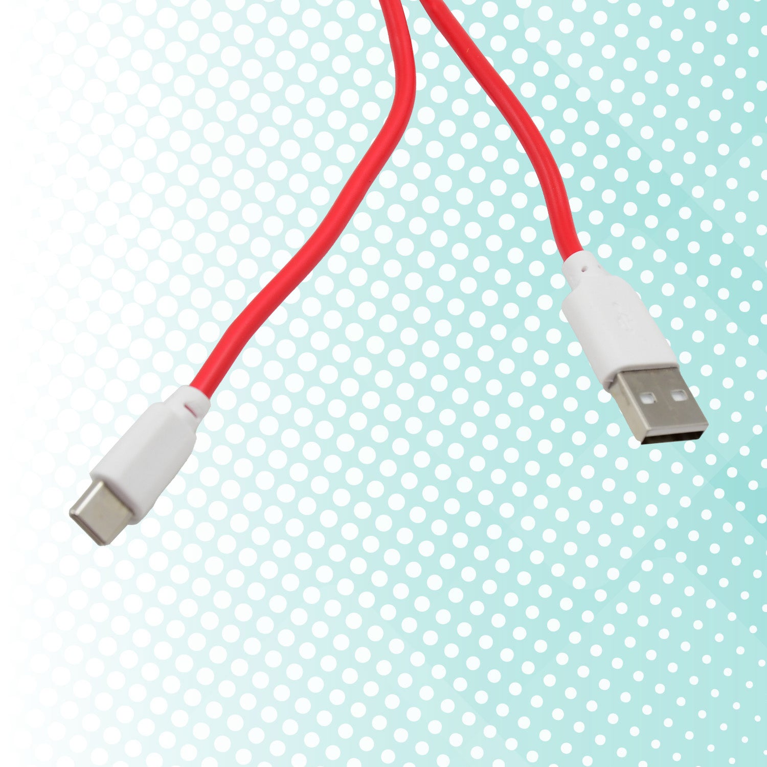 Wukusy Type C data cable for fast charging, 1000mm length, 65W power, shown connected to electronic devices.