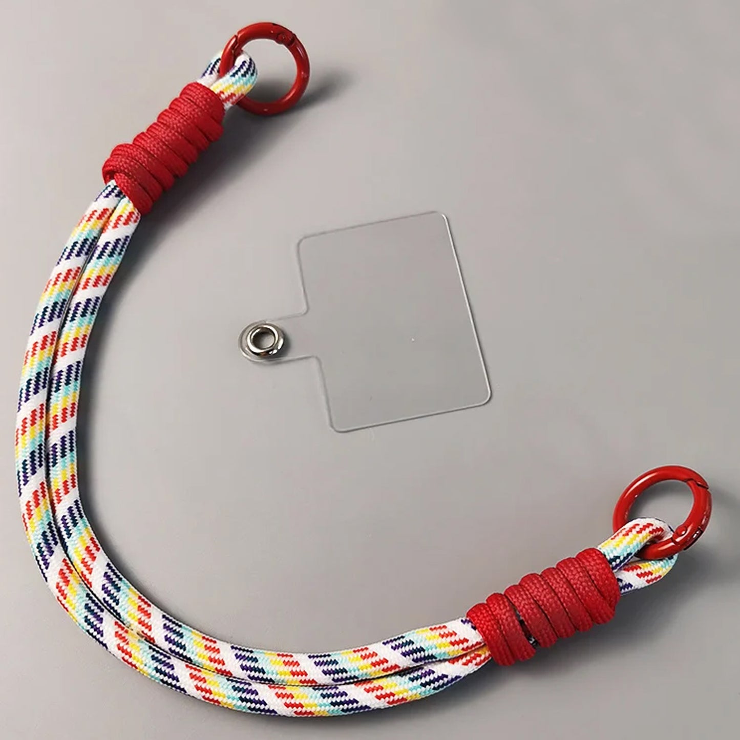 Wukusy universal phone lanyard for all smartphones, 52-inch multicolor cross-body strap for hands-free convenience
