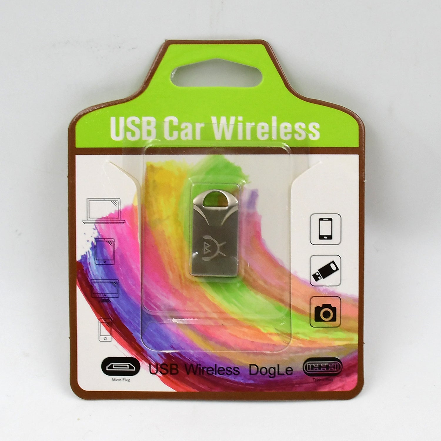 Wukusy USB Car Wireless Bluetooth 4.0 Adapter Dongle for hands-free calls and audio streaming in vehicles.