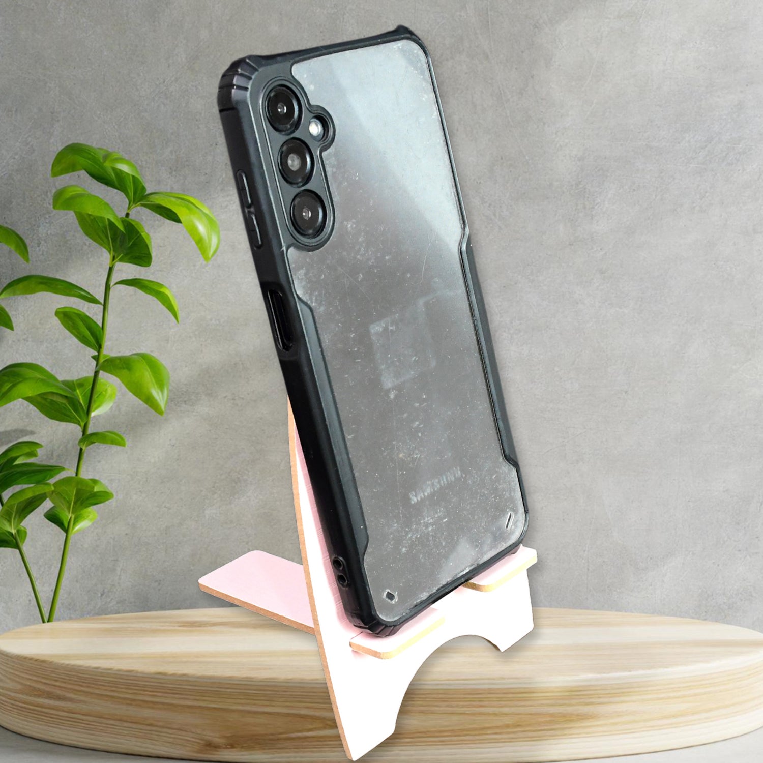 Wooden cute rabbit design mobile stand by Wukusy, perfect for holding smartphones with charming rabbit detail