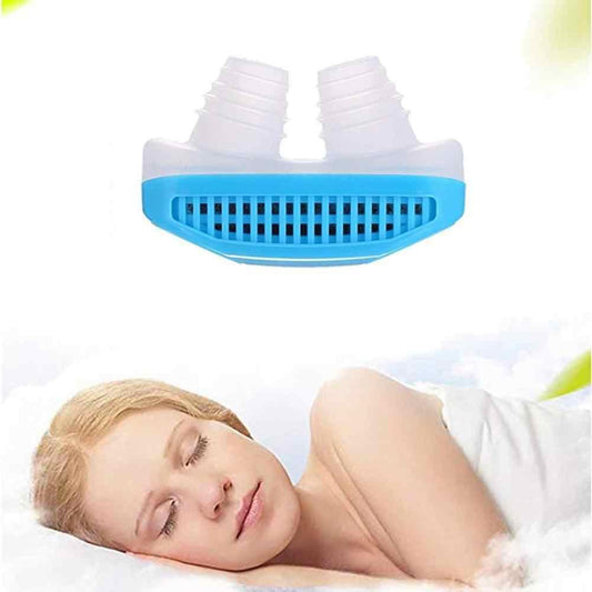 Wukusy 2-in-1 anti-snoring and air purifier nose clip for comfortable sleep, designed to reduce snoring and improve breathing.