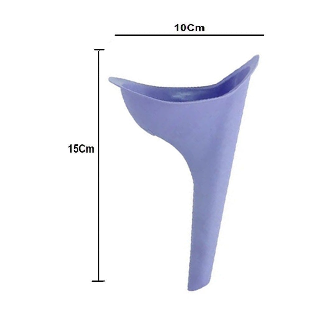 Wukusy portable stand pee device for women, used for discreet urination during emergencies or outdoor activities.