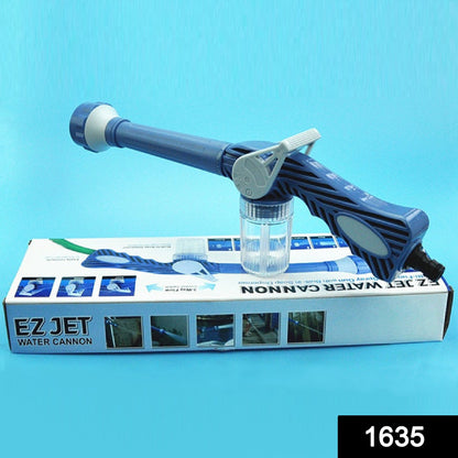 Wukusy 1635 Jet Water Cannon Garden Spray Gun with 8-in-1 turbo water spray for watering and cleaning.