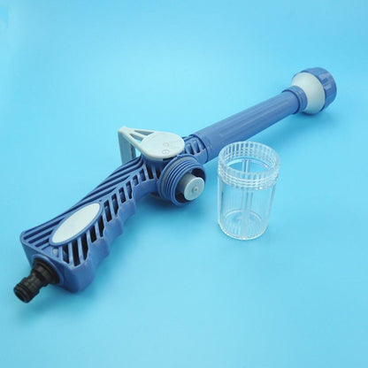 Wukusy 1635 Jet Water Cannon 8-in-1 turbo water spray gun for garden watering and cleaning tasks, with adjustable spray settings.
