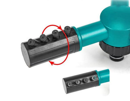 Wukusy 1677 3-arm 360° rotating garden sprinkler watering yard plants with garden hose and pipe irrigation system