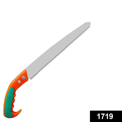 Wukusy 1719 high carbon steel tree pruning saw with 270mm cutter for garden trimming and branch cutting.