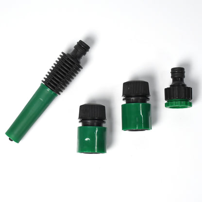 Wukusy garden water hose pipe tap nozzle connector set with fittings, adapters, and hose lock for garden watering.