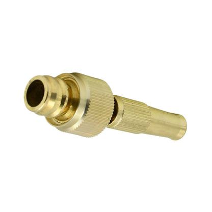 Wukusy garden water spray nozzle with adjustable brass nozzle for high-pressure watering, suitable for gardening and car wash use.
