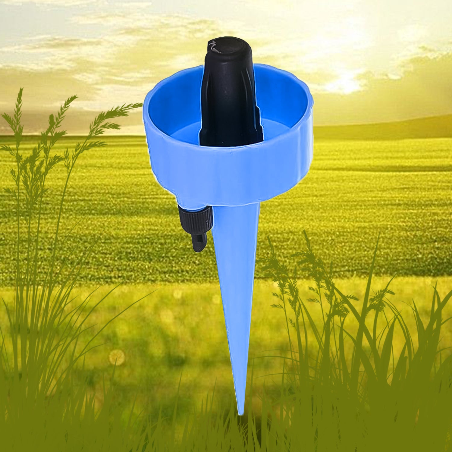 Wukusy garden auto plant watering device in mixed colors, 1-piece, designed for efficient garden irrigation and plant hydration.