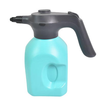 Wukusy electric garden spray bottle and watering can, 2-liter capacity, automatic water spraying for gardening tasks.