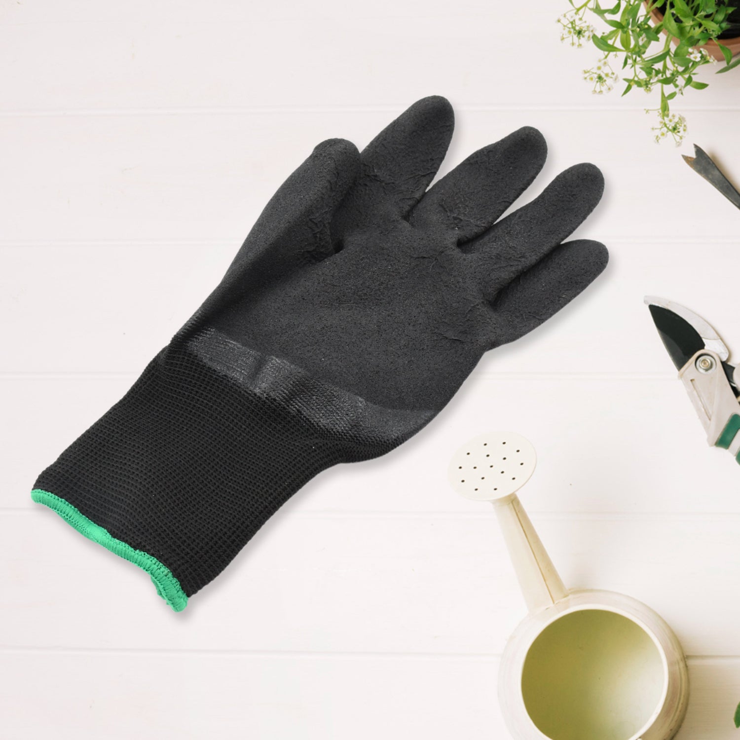 Wukusy garden farming gloves with hand fingertips and plastic claws, ideal for gardening and planting tasks.