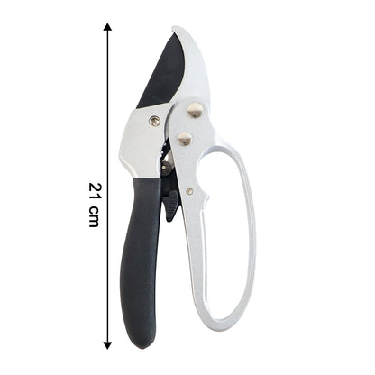 Wukusy gardening shears, 200mm pruning shears for garden trimming, featuring sharp blades and ergonomic handle for precise cuts.