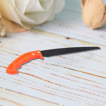 Wukusy garden hand pruning saw for tree branches, featuring a sharp blade and ergonomic handle for precise cutting.