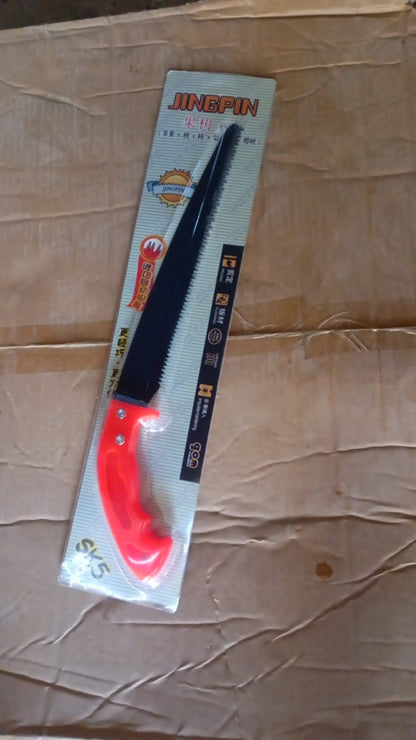 Wukusy garden hand pruning saw for tree branch cutting, featuring a sharp blade and ergonomic handle for precise pruning.