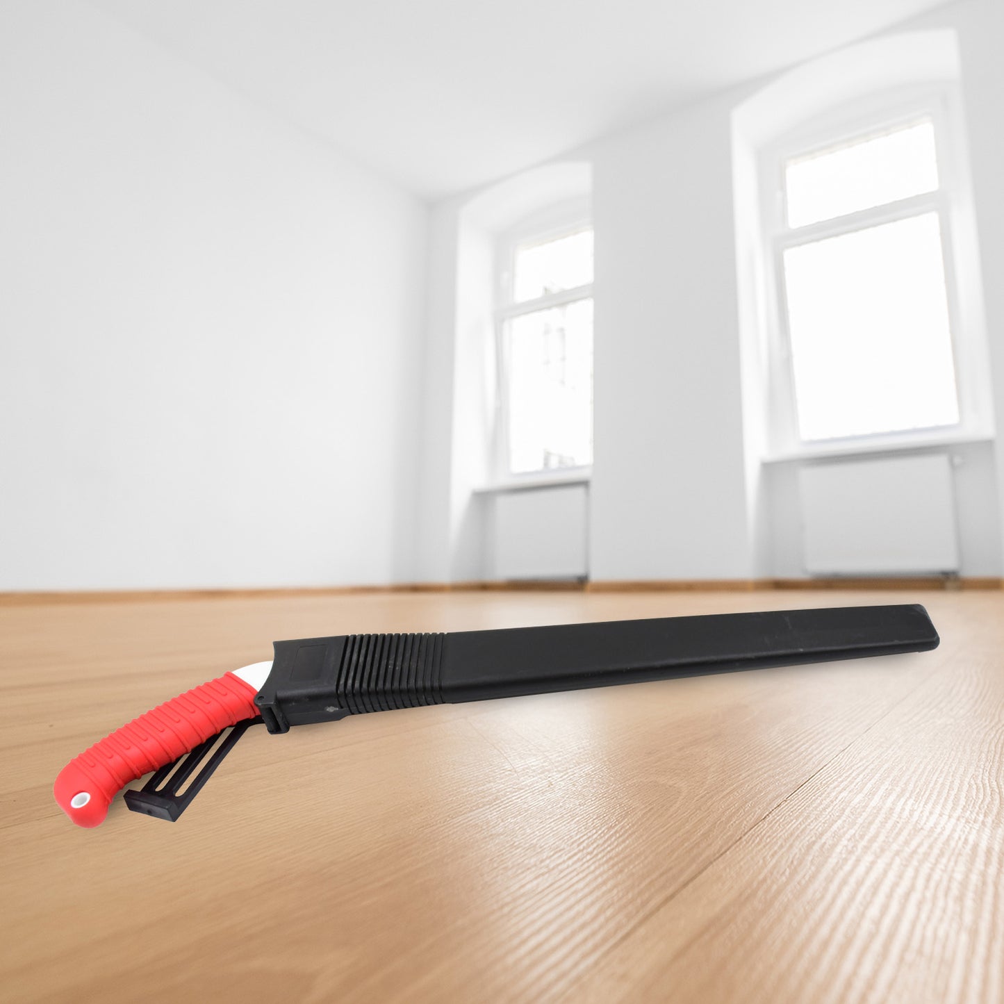 Wukusy garden hand pruning saw for tree branches with cover, featuring a sharp blade and ergonomic handle for precise cutting.