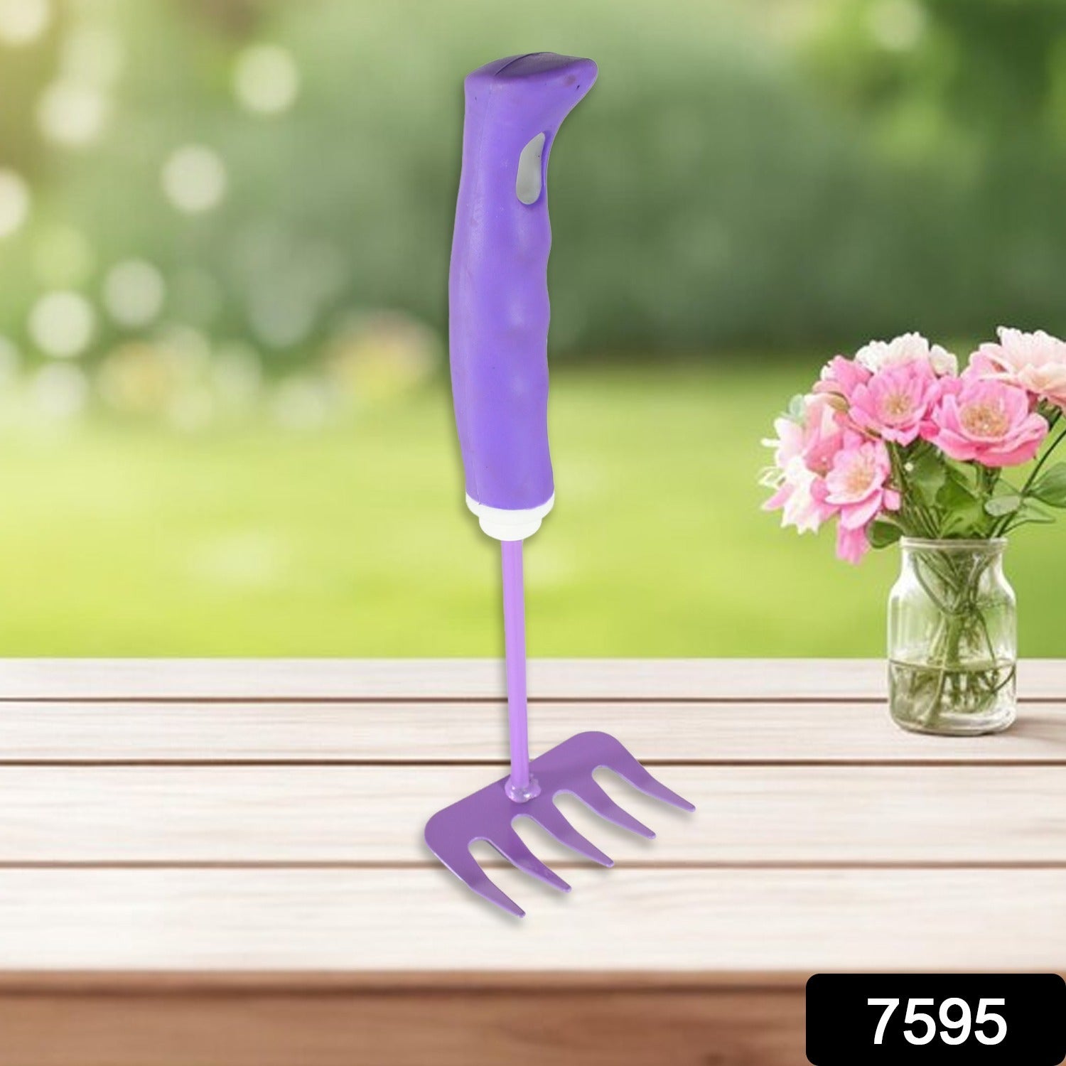 Wukusy heavy-duty garden tools kit with trowel, transplanter, and cultivator for indoor and outdoor gardening and soil work.