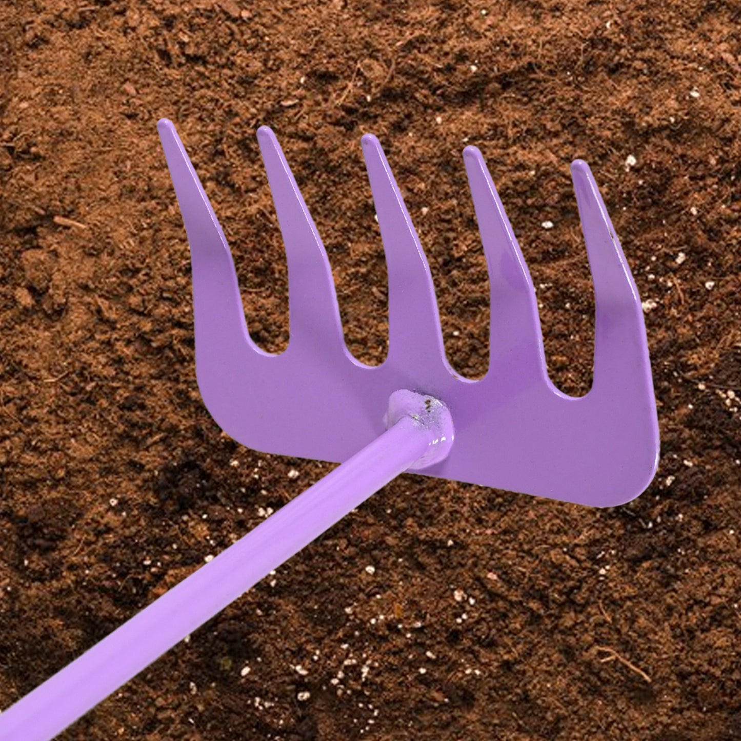 Wukusy heavy-duty garden tools kit with pruning shears, trowel, and cultivator for home gardening indoors and outdoors.