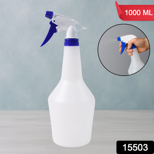 Wukusy 1L garden plastic trigger spray bottle for watering, plant care, and household cleaning, with a durable, ergonomic design.