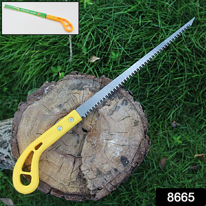 Wukusy portable garden hand saw, 34 cm long, high strength, small hand saw for gardening tasks, single piece in the image.