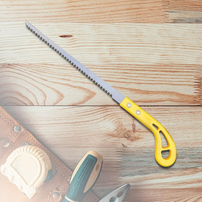Wukusy portable garden hand saw, 34 cm long, high-strength small hand saw for pruning and cutting tasks.