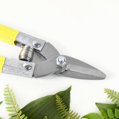 Wukusy Precision Micro Garden Snip pruning scissors for detailed plant trimming, small garden tool with sharp blades.