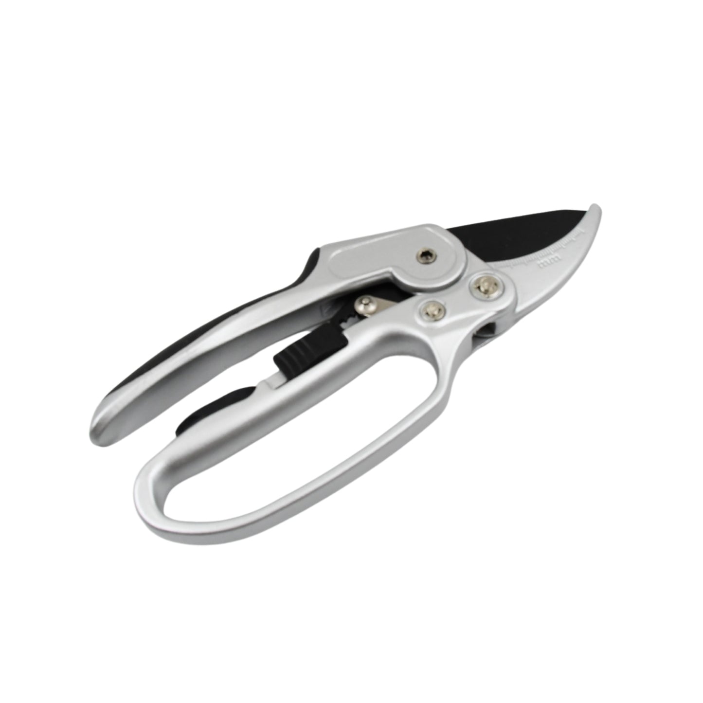 Wukusy garden pruning shear, 8-inch steel hand shears for trimming plants and shrubs, lightweight and durable gardening tool.