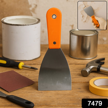 Wukusy garden putty knife set with soft rubber handle, 1-piece for scraping and applying materials in gardening tasks