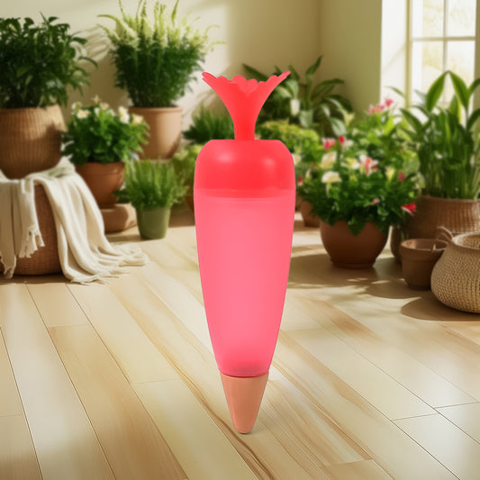 Wukusy garden self watering spike and plant watering globe for automatic indoor and outdoor plant irrigation system.