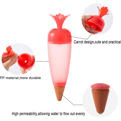 Wukusy garden self-watering spike and plant watering globe system for automatic indoor and outdoor plant hydration.