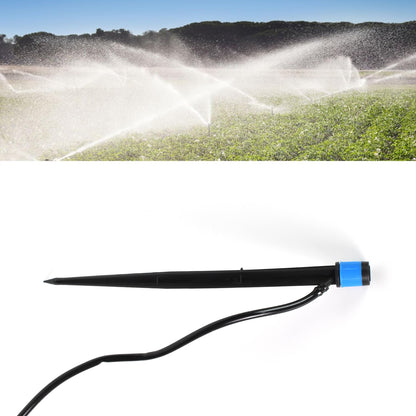 Wukusy garden water flow drippers sprayer for irrigation, black plastic garden watering device for efficient plant hydration.