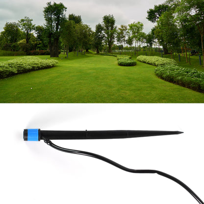 Wukusy garden water flow drippers sprayer, 1-piece, used for watering plants and garden irrigation, black and green plastic device