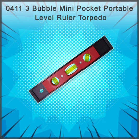 Wukusy 3 Bubble Mini Pocket Portable Level Ruler Torpedo for accurate leveling in hardware projects