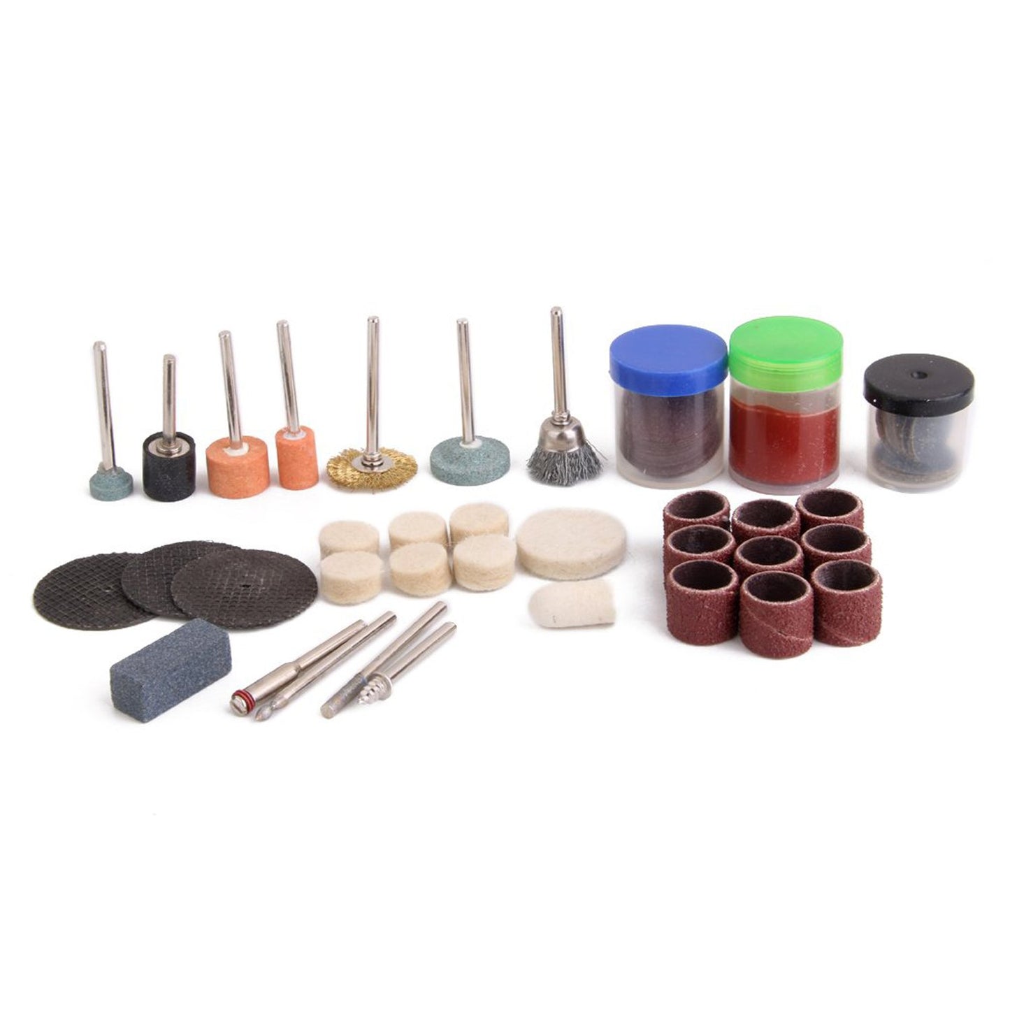 Wukusy 1780 Rotary Tool Accessories Kit with mini drill bits for hardware and DIY projects, featuring various precision drill bits.