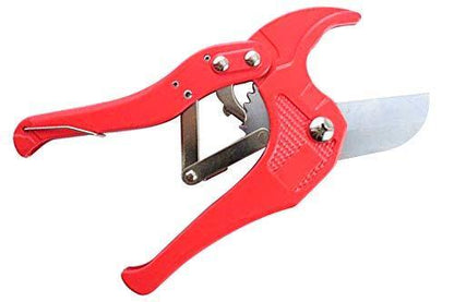 Wukusy 413 PVC pipe cutter, a handheld tool for cutting pipes and tubing, with a metal blade and ergonomic handle.