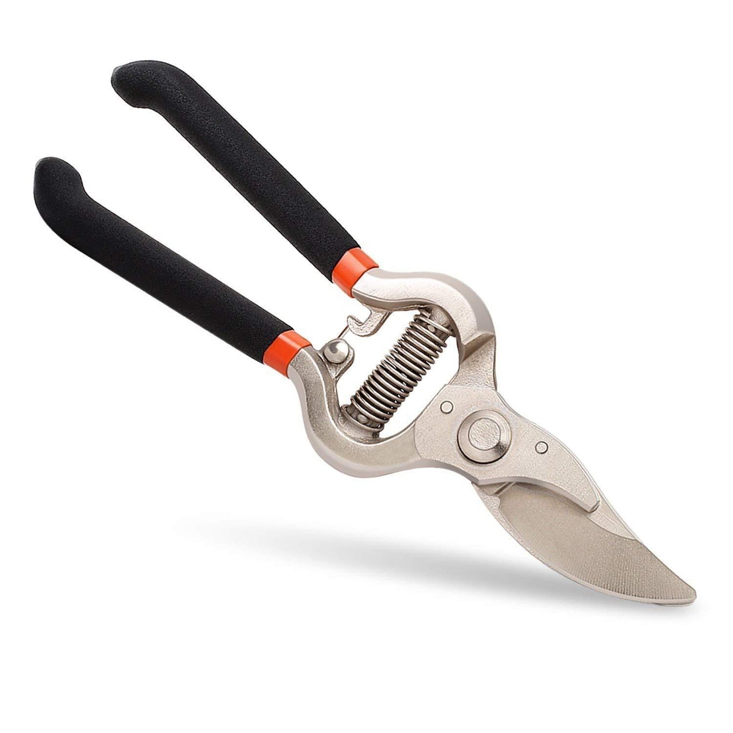 Wukusy 8-inch garden shears pruners scissors with sharp blades for trimming plants and pruning in the garden.