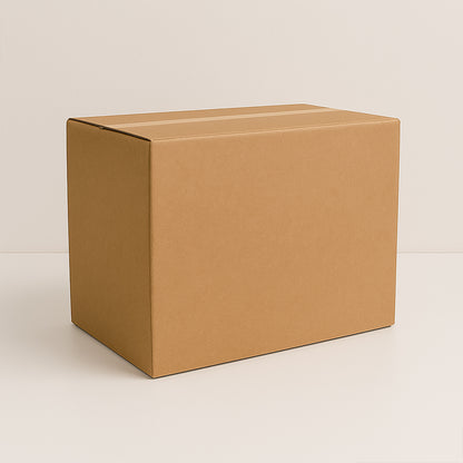 Heavy-duty brown packing box for products, 24x43x29 cm, by Wukusy, ideal for secure hardware packaging.