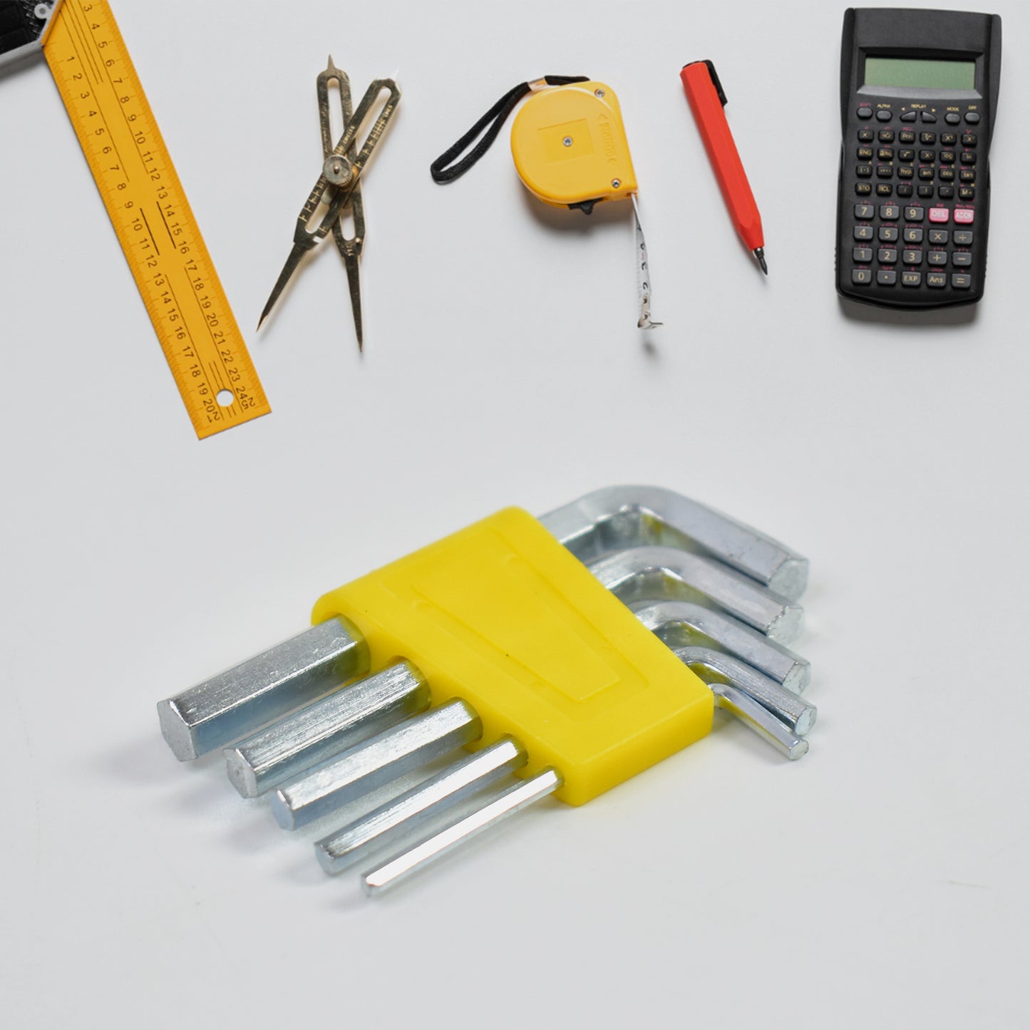 Wukusy 11-piece multi-functional hardware tool set with pliers, screwdrivers, and wrenches for home repairs and DIY projects.