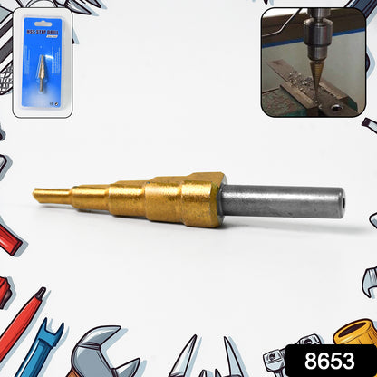 Wukusy high-speed steel step drill bit for metal, 1 piece, 4-12 mm, hardware tool for drilling metal materials