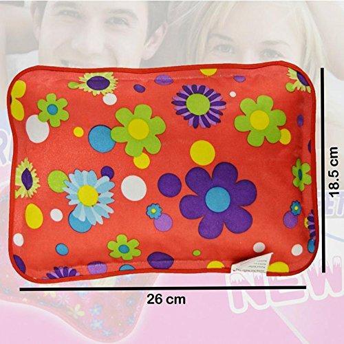 Electric hot water bag from Wukusy, health and beauty product, shown in loose packing with soft, flexible material for soothing warmth.