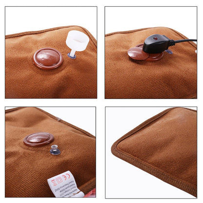 Wukusy heating bag and heating pad for joint, muscle, and soft tissue pain relief, shown in a health and beauty setting.