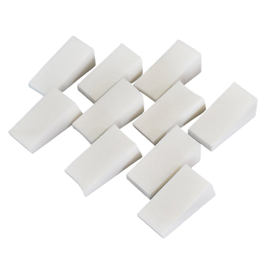 Set of 10 Wukusy nail buffer blocks for professional manicure and pedicure, featuring nail polishing sponges for smooth, shiny nails.