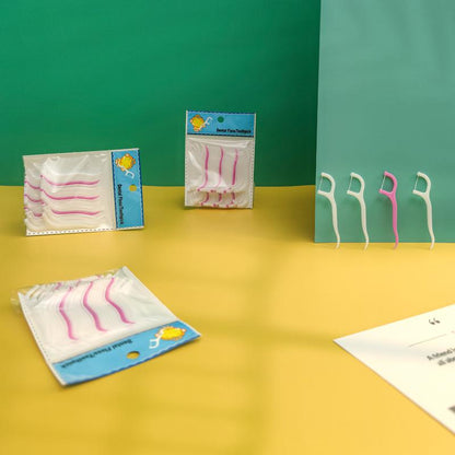 Wukusy 1096 Oral Care Dental Floss Toothpick Sticks for effective plaque removal and freshening breath.